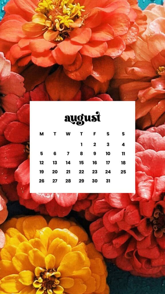 AUGUST 2024 WALLPAPERS – 54 FREE PHONE &amp; DESKTOP CALENDARS!, Oh So Lovely Blog