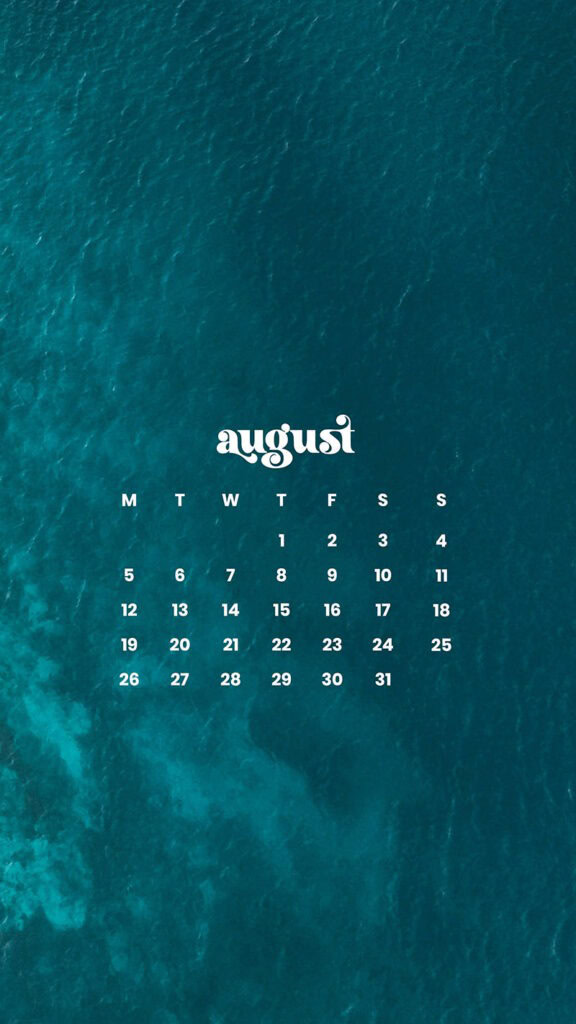 AUGUST 2024 WALLPAPERS – 54 FREE PHONE &amp; DESKTOP CALENDARS!, Oh So Lovely Blog