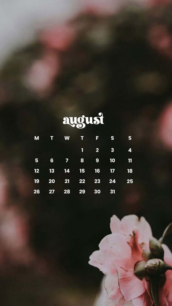 AUGUST 2024 WALLPAPERS – 54 FREE PHONE &amp; DESKTOP CALENDARS!, Oh So Lovely Blog