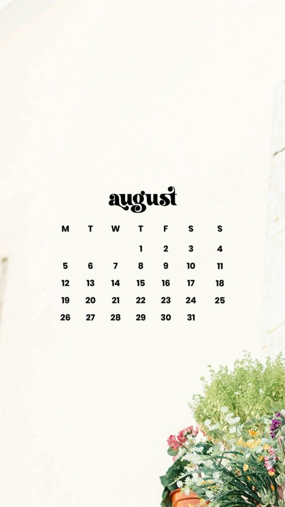 AUGUST 2024 WALLPAPERS – 54 FREE PHONE &amp; DESKTOP CALENDARS!, Oh So Lovely Blog