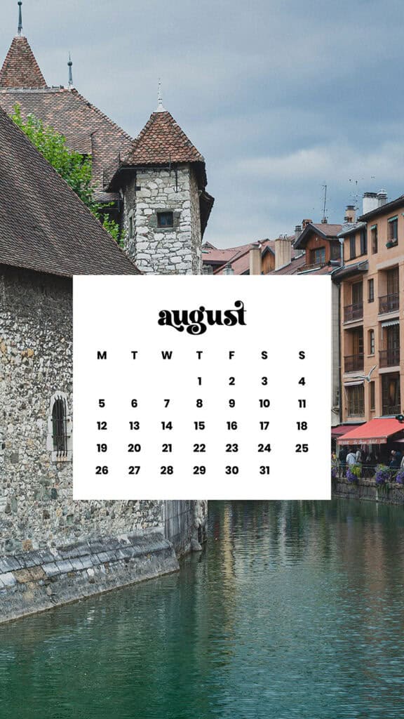 AUGUST 2024 WALLPAPERS – 54 FREE PHONE &amp; DESKTOP CALENDARS!, Oh So Lovely Blog