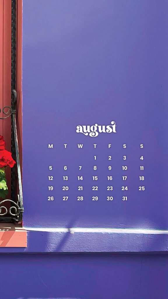 AUGUST 2024 WALLPAPERS – 54 FREE PHONE &amp; DESKTOP CALENDARS!, Oh So Lovely Blog