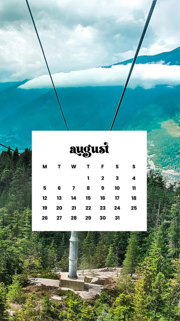 AUGUST 2024 WALLPAPERS – 54 FREE PHONE &amp; DESKTOP CALENDARS!, Oh So Lovely Blog