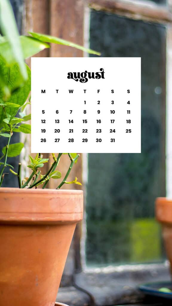 AUGUST 2024 WALLPAPERS – 54 FREE PHONE &amp; DESKTOP CALENDARS!, Oh So Lovely Blog