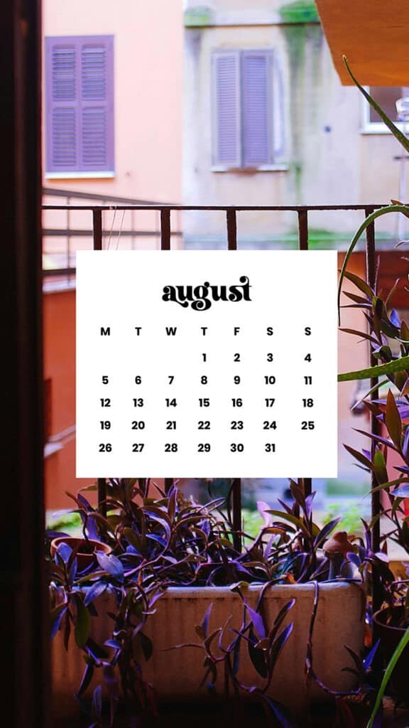 AUGUST 2024 WALLPAPERS – 54 FREE PHONE &amp; DESKTOP CALENDARS!, Oh So Lovely Blog