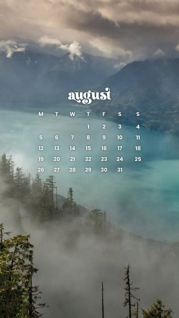 AUGUST 2024 WALLPAPERS – 54 FREE PHONE &amp; DESKTOP CALENDARS!, Oh So Lovely Blog