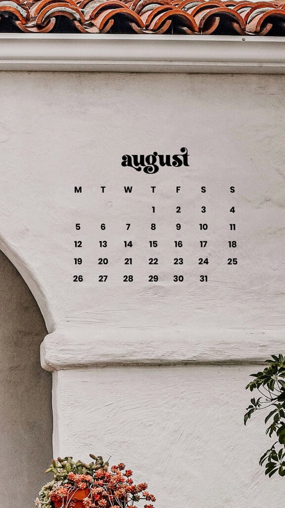 AUGUST 2024 WALLPAPERS – 54 FREE PHONE &amp; DESKTOP CALENDARS!, Oh So Lovely Blog