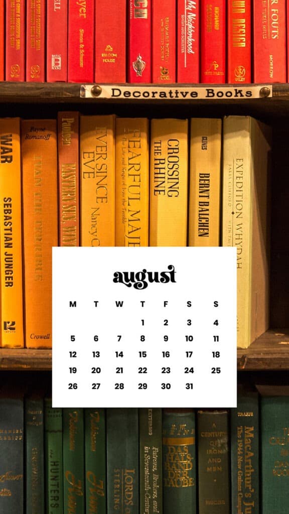 AUGUST 2024 WALLPAPERS – 54 FREE PHONE &amp; DESKTOP CALENDARS!, Oh So Lovely Blog