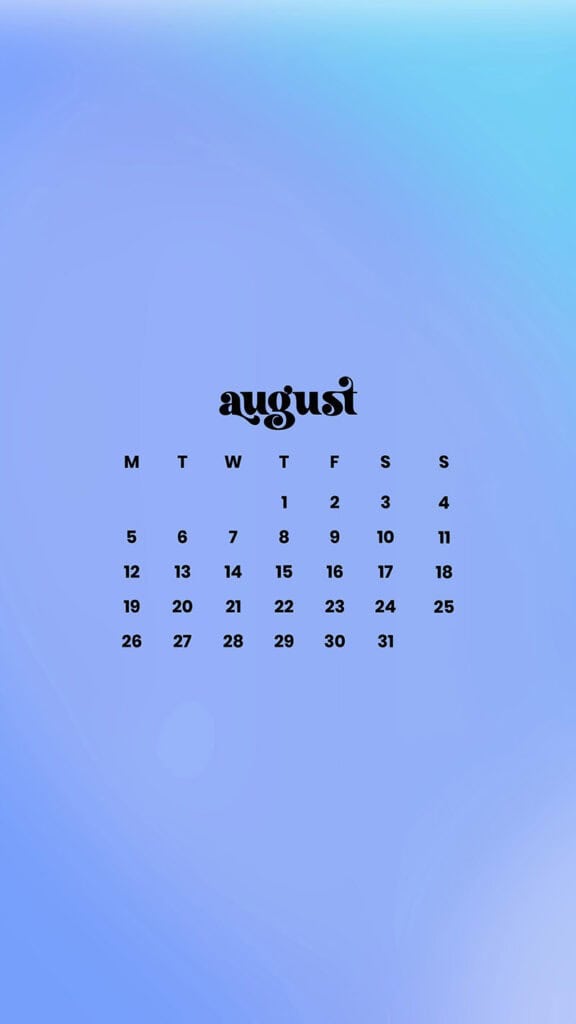 AUGUST 2024 WALLPAPERS – 54 FREE PHONE &amp; DESKTOP CALENDARS!, Oh So Lovely Blog