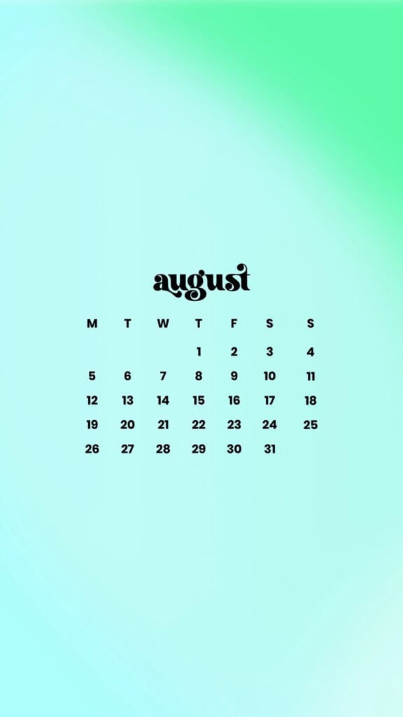 AUGUST 2024 WALLPAPERS – 54 FREE PHONE &amp; DESKTOP CALENDARS!, Oh So Lovely Blog