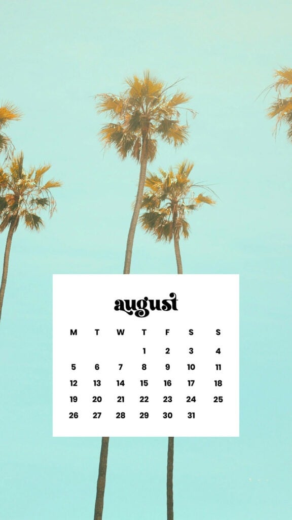 AUGUST 2024 WALLPAPERS – 54 FREE PHONE &amp; DESKTOP CALENDARS!, Oh So Lovely Blog