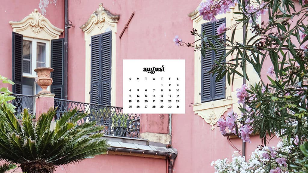 AUGUST 2024 WALLPAPERS – 54 FREE PHONE &amp; DESKTOP CALENDARS!, Oh So Lovely Blog