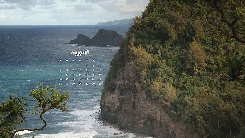 AUGUST 2024 WALLPAPERS – 54 FREE PHONE &amp; DESKTOP CALENDARS!, Oh So Lovely Blog