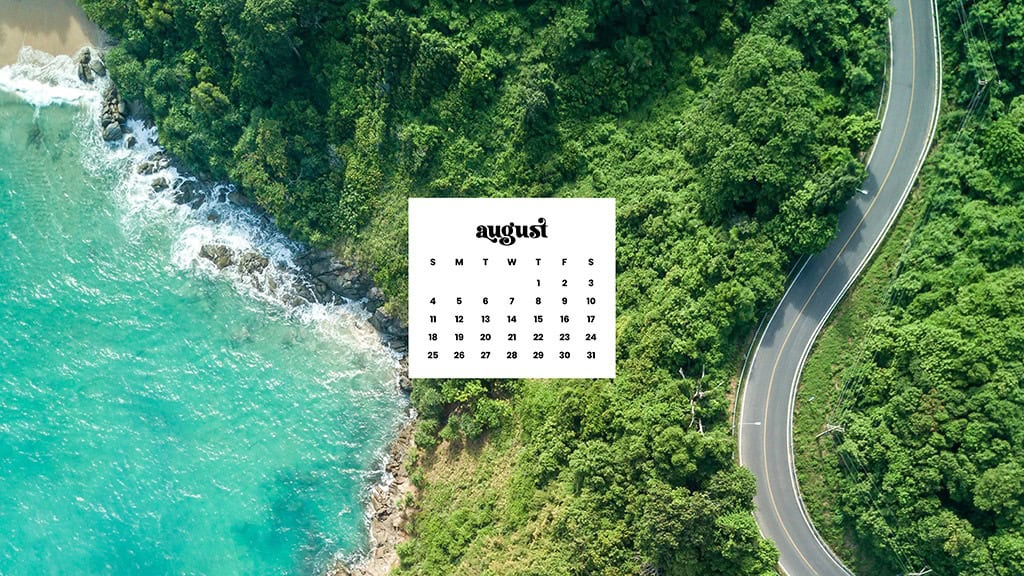 AUGUST 2024 WALLPAPERS – 54 FREE PHONE &amp; DESKTOP CALENDARS!, Oh So Lovely Blog