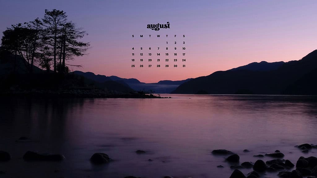 AUGUST 2024 WALLPAPERS – 54 FREE PHONE &amp; DESKTOP CALENDARS!, Oh So Lovely Blog
