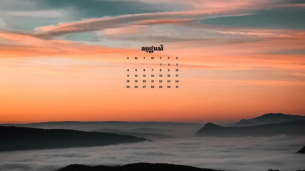 AUGUST 2024 WALLPAPERS – 54 FREE PHONE &amp; DESKTOP CALENDARS!, Oh So Lovely Blog