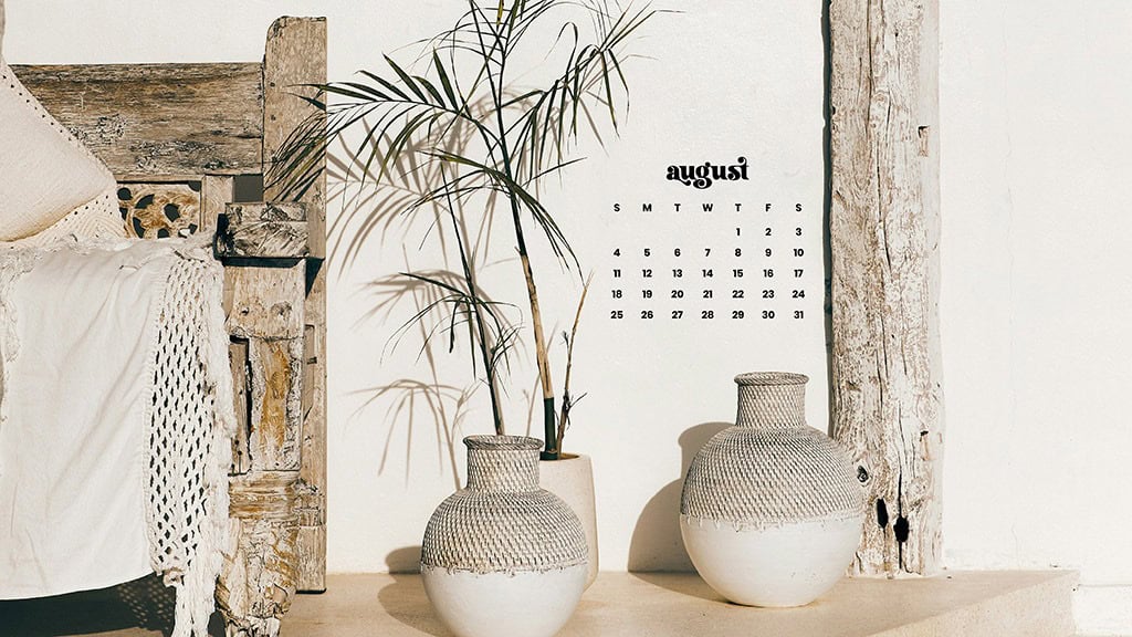 AUGUST 2024 WALLPAPERS – 54 FREE PHONE &amp; DESKTOP CALENDARS!, Oh So Lovely Blog