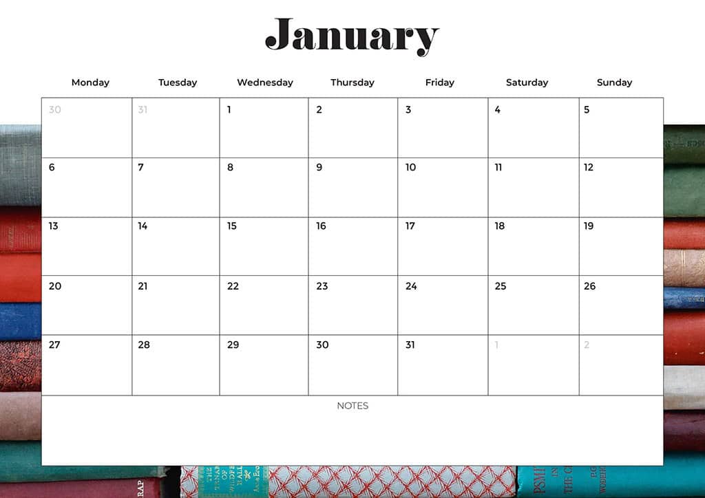 Free 2025 Calendars — 80 Printable Options — Sunday &amp; Monday Starts, Oh So Lovely Blog