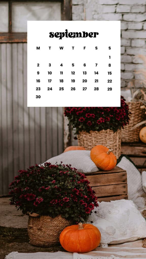 SEPTEMBER 2024 WALLPAPERS – 60 FREE PHONE &amp; DESKTOP CALENDARS + Hispanic Heritage Month Options!, Oh So Lovely Blog