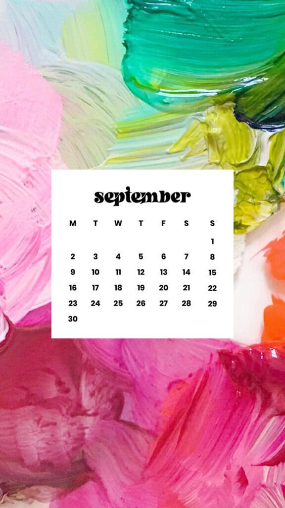 SEPTEMBER 2024 WALLPAPERS – 60 FREE PHONE &amp; DESKTOP CALENDARS + Hispanic Heritage Month Options!, Oh So Lovely Blog