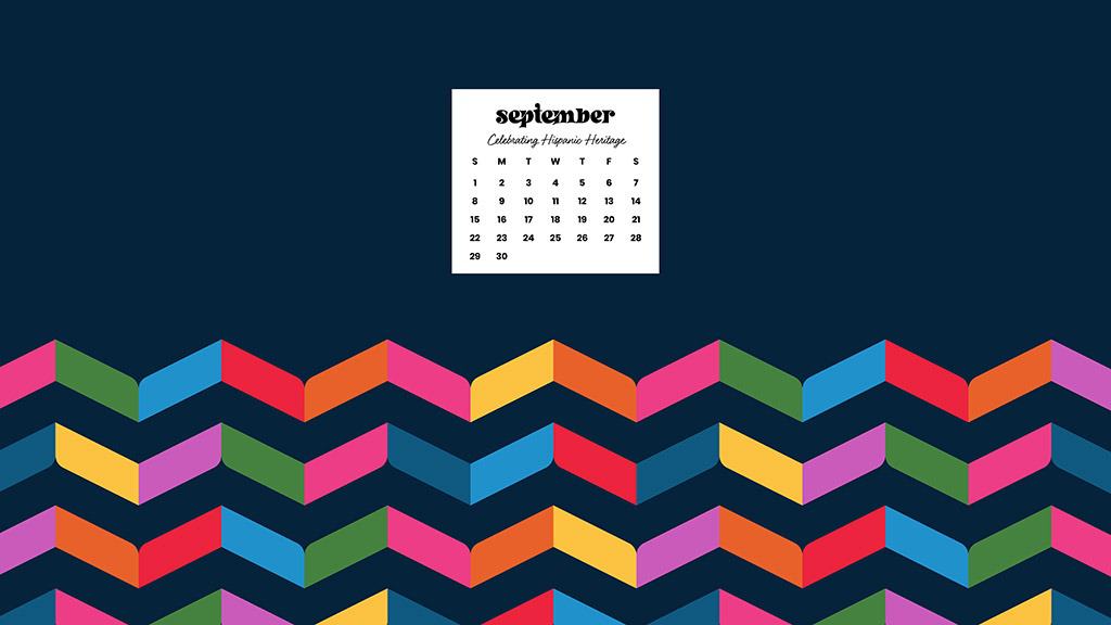 SEPTEMBER 2024 WALLPAPERS – 60 FREE PHONE &amp; DESKTOP CALENDARS + Hispanic Heritage Month Options!, Oh So Lovely Blog