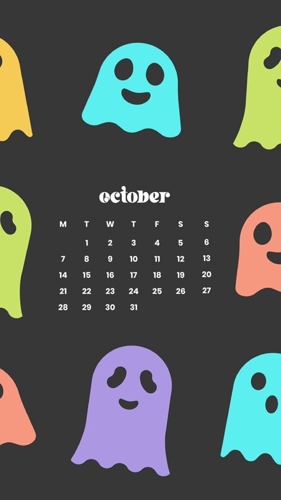 OCTOBER 2024 WALLPAPERS – 60 FREE PHONE &amp; DESKTOP CALENDARS!, Oh So Lovely Blog