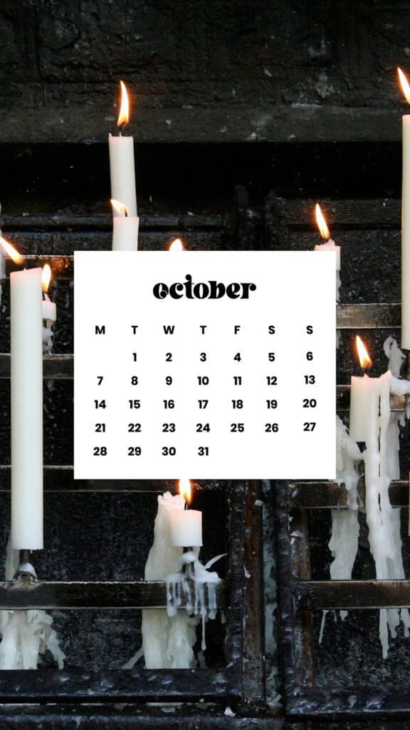 OCTOBER 2024 WALLPAPERS – 60 FREE PHONE &amp; DESKTOP CALENDARS!, Oh So Lovely Blog