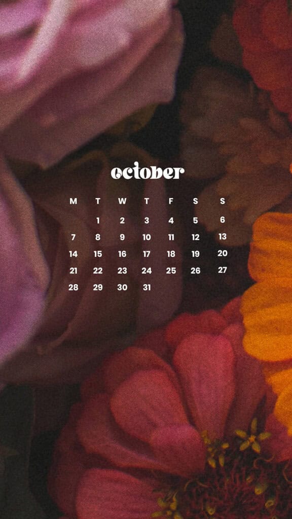OCTOBER 2024 WALLPAPERS – 60 FREE PHONE &amp; DESKTOP CALENDARS!, Oh So Lovely Blog