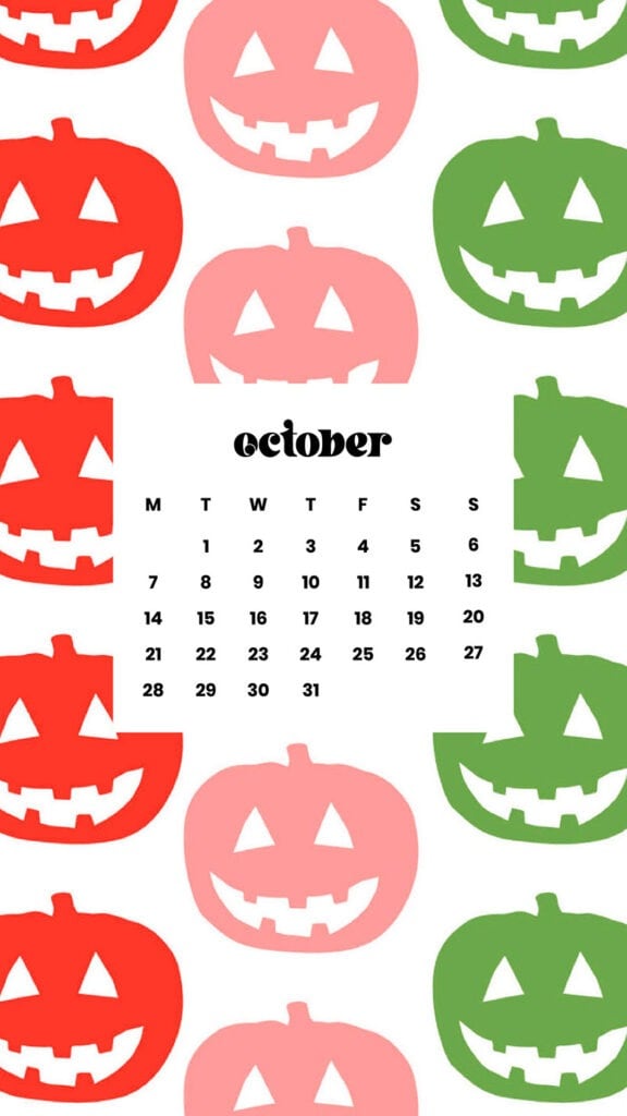 OCTOBER 2024 WALLPAPERS – 60 FREE PHONE &amp; DESKTOP CALENDARS!, Oh So Lovely Blog