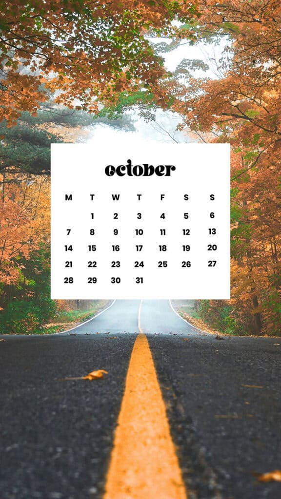 OCTOBER 2024 WALLPAPERS – 60 FREE PHONE &amp; DESKTOP CALENDARS!, Oh So Lovely Blog