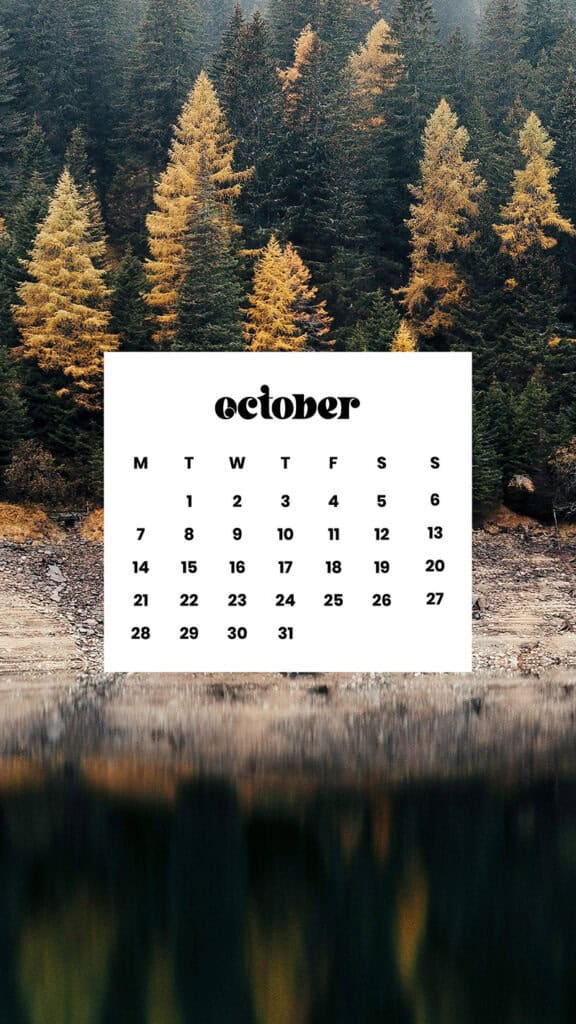 OCTOBER 2024 WALLPAPERS – 60 FREE PHONE &amp; DESKTOP CALENDARS!, Oh So Lovely Blog