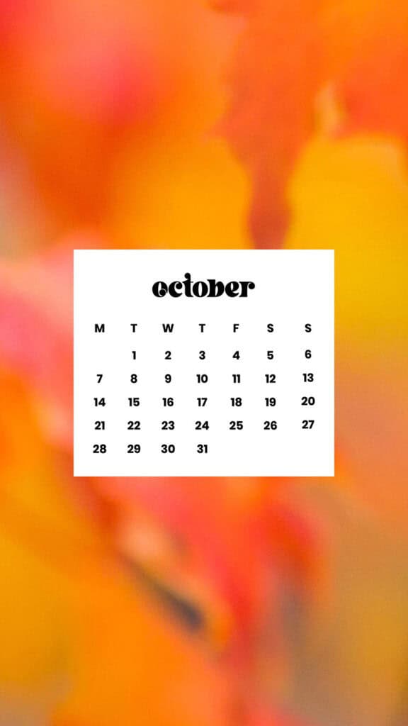 OCTOBER 2024 WALLPAPERS – 60 FREE PHONE &amp; DESKTOP CALENDARS!, Oh So Lovely Blog