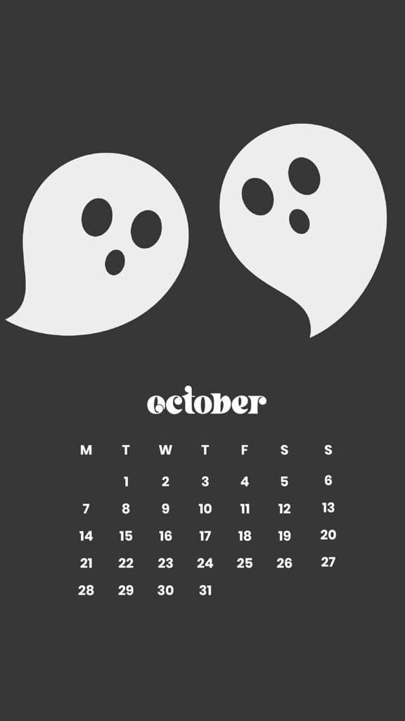 OCTOBER 2024 WALLPAPERS – 60 FREE PHONE &amp; DESKTOP CALENDARS!, Oh So Lovely Blog