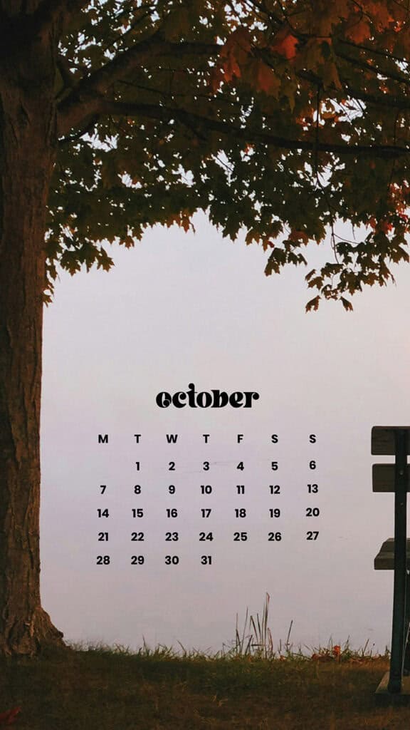 OCTOBER 2024 WALLPAPERS – 60 FREE PHONE &amp; DESKTOP CALENDARS!, Oh So Lovely Blog