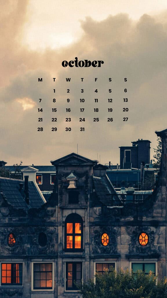 OCTOBER 2024 WALLPAPERS – 60 FREE PHONE &amp; DESKTOP CALENDARS!, Oh So Lovely Blog