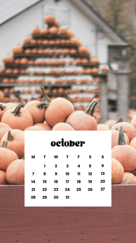 OCTOBER 2024 WALLPAPERS – 60 FREE PHONE &amp; DESKTOP CALENDARS!, Oh So Lovely Blog