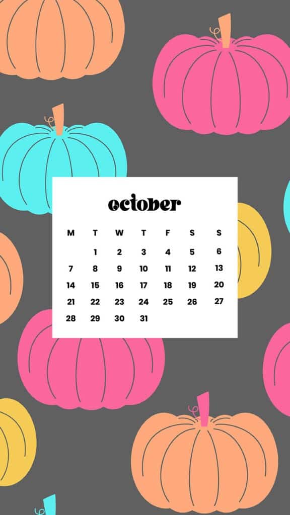 OCTOBER 2024 WALLPAPERS – 60 FREE PHONE &amp; DESKTOP CALENDARS!, Oh So Lovely Blog
