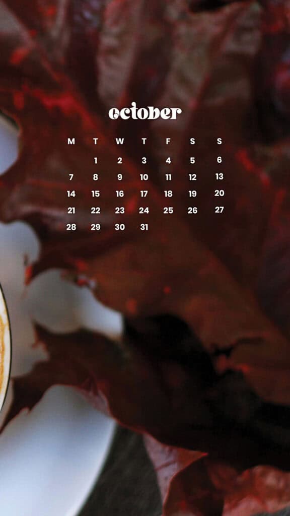 OCTOBER 2024 WALLPAPERS – 60 FREE PHONE &amp; DESKTOP CALENDARS!, Oh So Lovely Blog