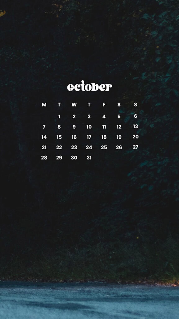 OCTOBER 2024 WALLPAPERS – 60 FREE PHONE &amp; DESKTOP CALENDARS!, Oh So Lovely Blog