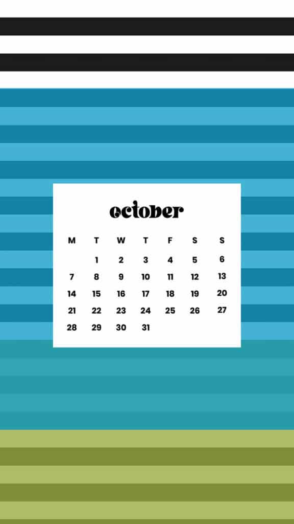 OCTOBER 2024 WALLPAPERS – 60 FREE PHONE &amp; DESKTOP CALENDARS!, Oh So Lovely Blog