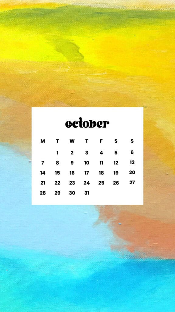 OCTOBER 2024 WALLPAPERS – 60 FREE PHONE &amp; DESKTOP CALENDARS!, Oh So Lovely Blog