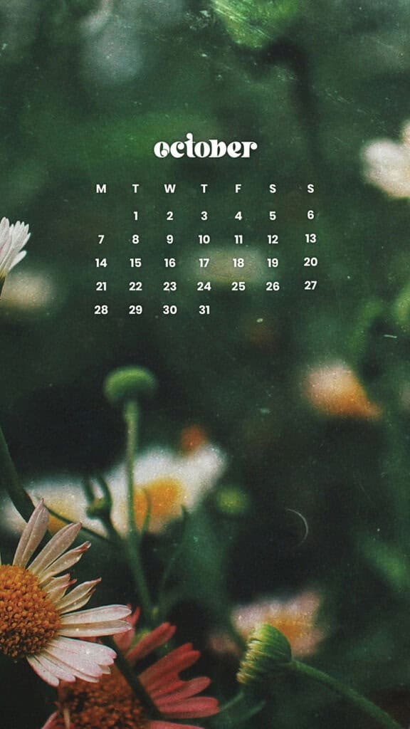 OCTOBER 2024 WALLPAPERS – 60 FREE PHONE &amp; DESKTOP CALENDARS!, Oh So Lovely Blog