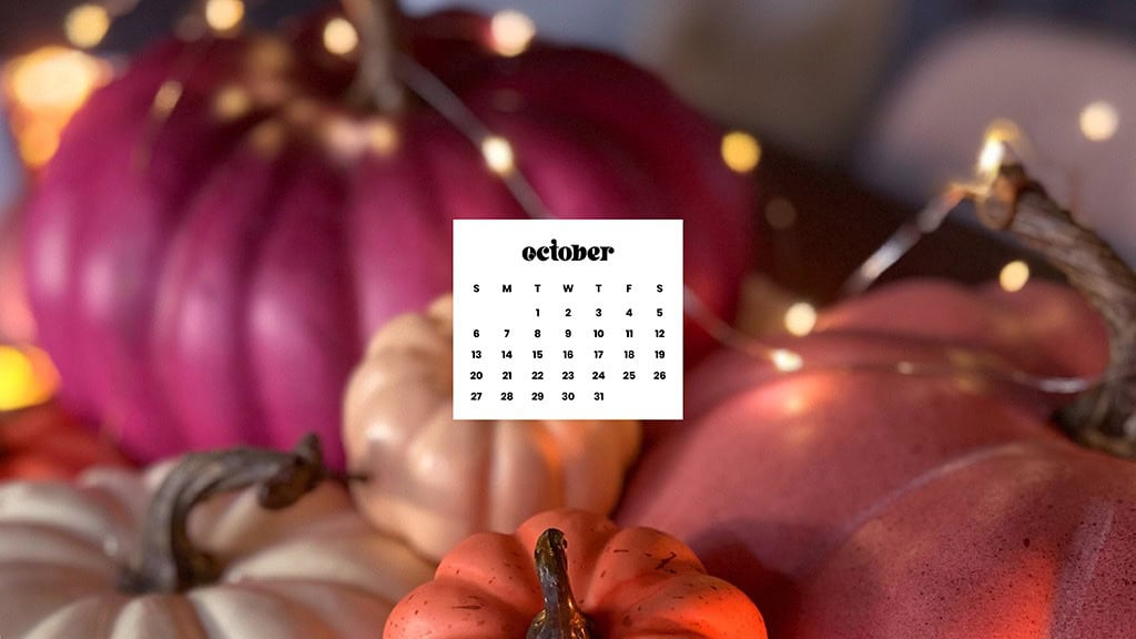 OCTOBER 2024 WALLPAPERS – 60 FREE PHONE &amp; DESKTOP CALENDARS!, Oh So Lovely Blog