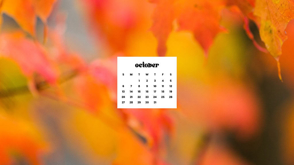 OCTOBER 2024 WALLPAPERS – 60 FREE PHONE &amp; DESKTOP CALENDARS!, Oh So Lovely Blog