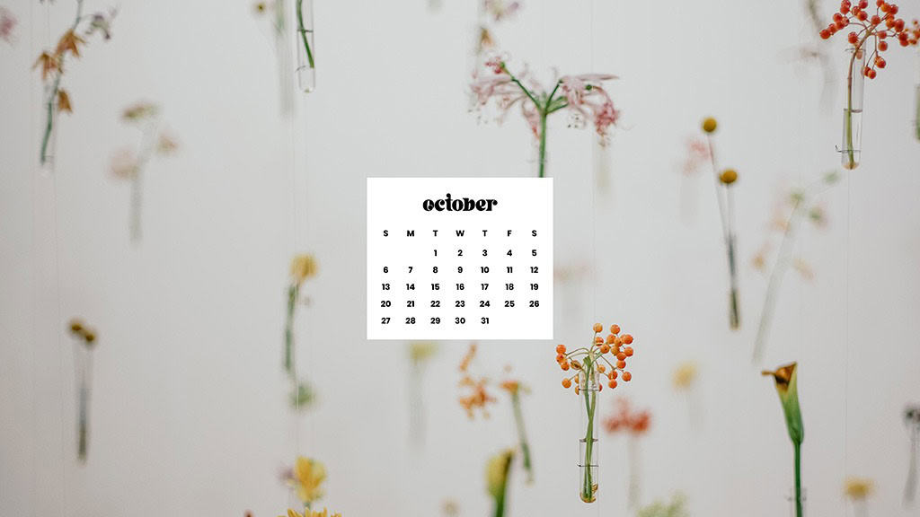 OCTOBER 2024 WALLPAPERS – 60 FREE PHONE &amp; DESKTOP CALENDARS!, Oh So Lovely Blog