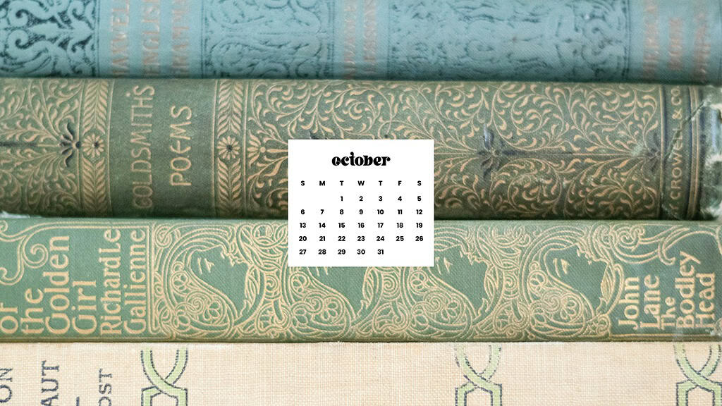 OCTOBER 2024 WALLPAPERS – 60 FREE PHONE &amp; DESKTOP CALENDARS!, Oh So Lovely Blog