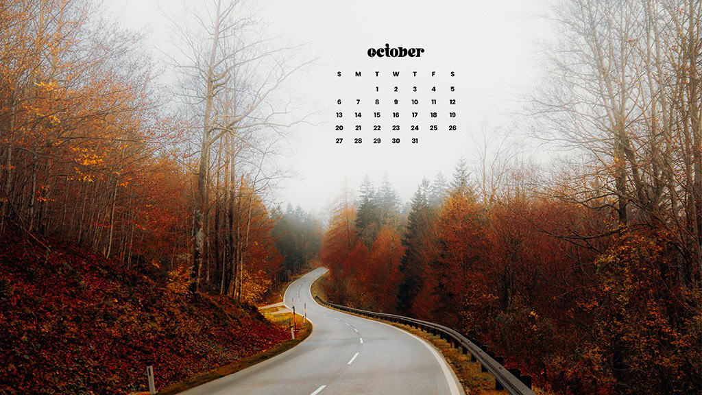 OCTOBER 2024 WALLPAPERS – 60 FREE PHONE &amp; DESKTOP CALENDARS!, Oh So Lovely Blog