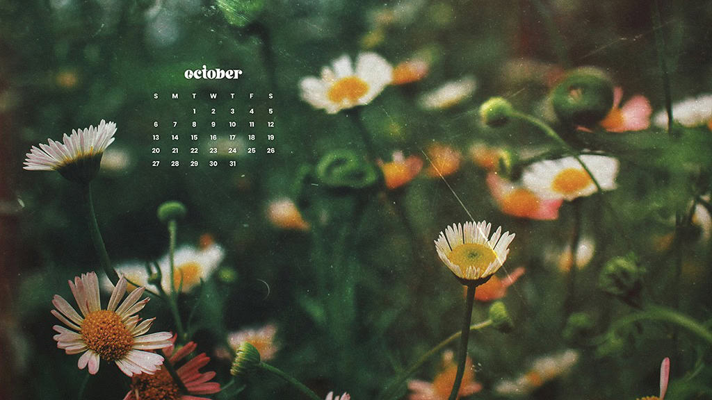 OCTOBER 2024 WALLPAPERS – 60 FREE PHONE &amp; DESKTOP CALENDARS!, Oh So Lovely Blog