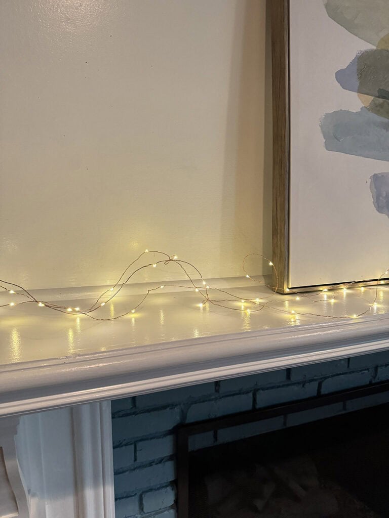 Halloween Fireplace Decor, Oh So Lovely Blog