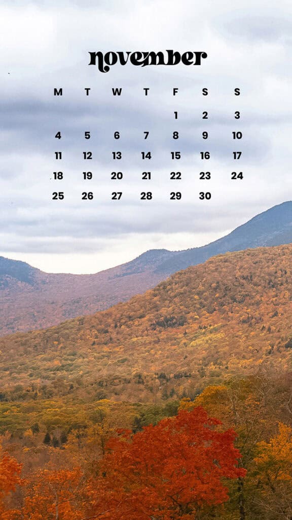 NOVEMBER 2024 WALLPAPERS – 60 FREE PHONE &amp; DESKTOP CALENDARS!, Oh So Lovely Blog